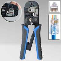 Кримпер Jonard UC-4569 для обжима сквозных коннекторов RJ45, RJ11/12, RJ 22 (6 в 1) Кримпер Jonard UC-4569 для обжима сквозных коннекторов RJ45, RJ11/12, RJ 22 (6 в 1)
