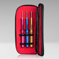 Набор Jonard KR-260 для извлечения контактов из коннекторов стандарта Mil-C-26482, Mil-C-26500, размеры 12, 16, 20