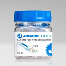 Коннекторы RJ45 сквозные CAT6 для одножильных и многожильных проводников (50 шт) Коннекторы RJ45 сквозные CAT6 для одножильных и многожильных проводников (50 шт)